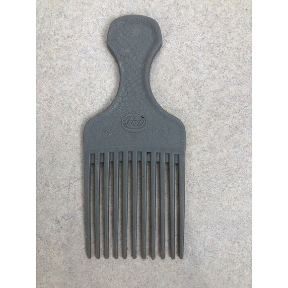 Goody Hair Lift Pick Plastic 5” Made in USA Vintage Vtg Gray Very Good Condition - Picture 1 of 6